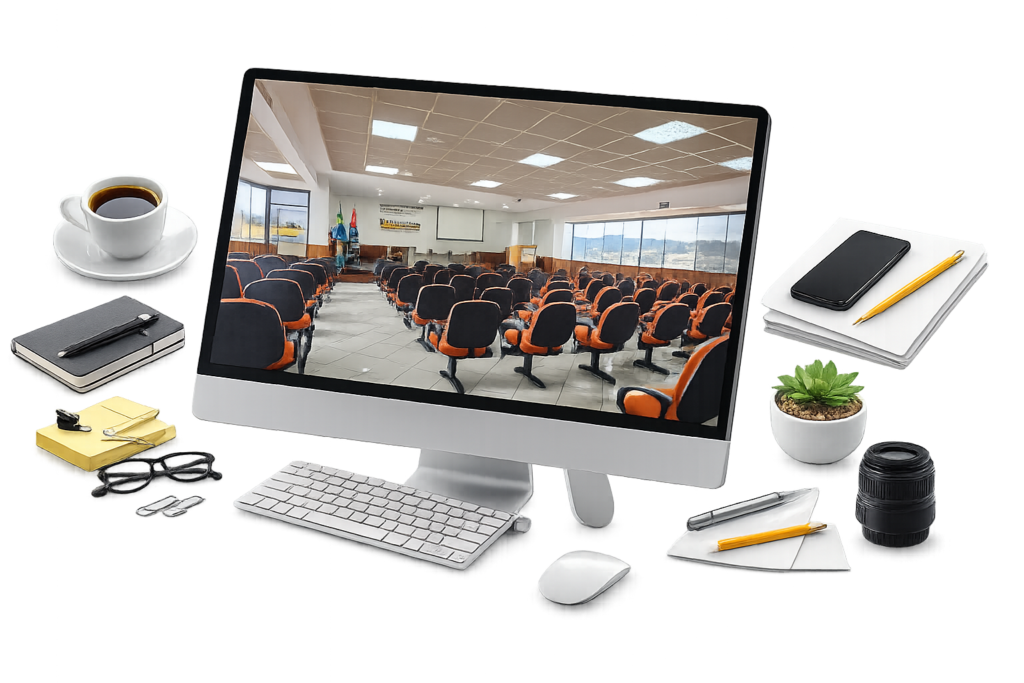 O espaço certo para reuniões e treinamentos