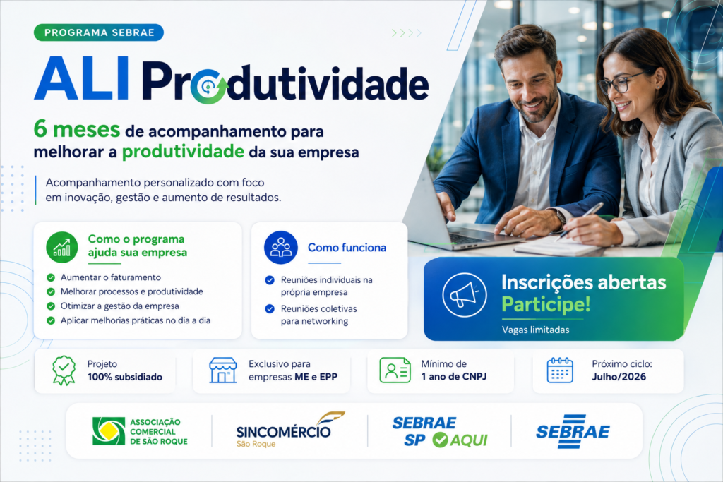 Programa ALI Produtividade Sebrae